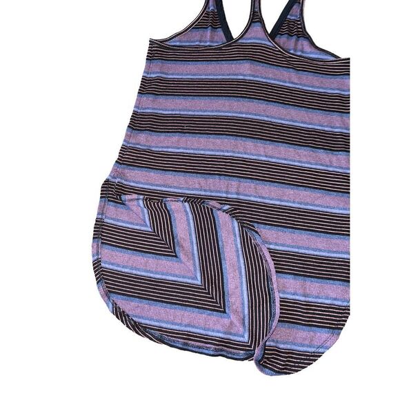 Free People Purple Striped￼ Racer Back Tank - Picture 6 of 8